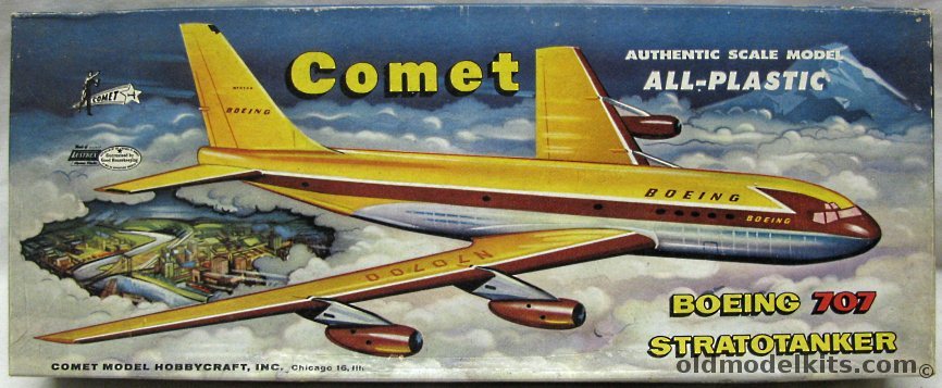 Comet 1/125 Boeing 707 Stratotanker (367-80 - Dash 80), PL800-98 plastic model kit